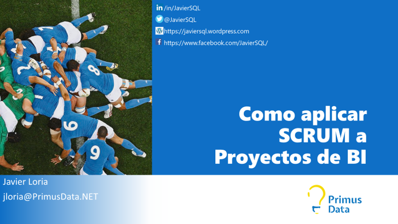 Diapositivas: Como aplicar SCRUM a Proyectos de BI?
